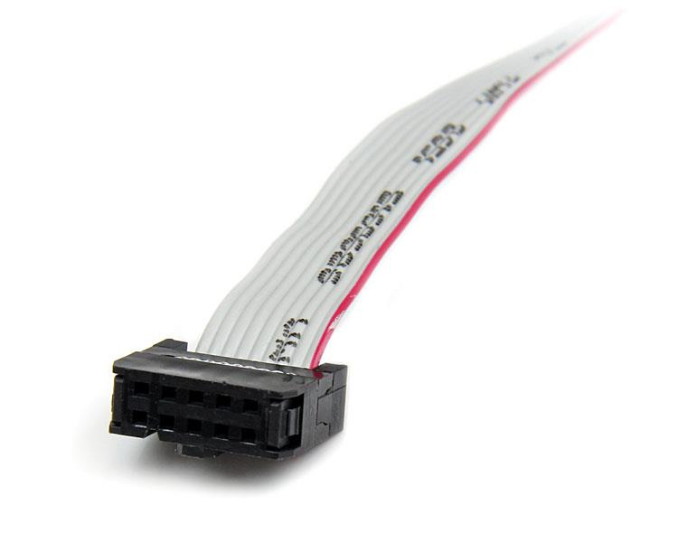 StarTech.com 1 Port 16in DB9 Serial Port Bracket to 10 Pin Header - Low Profile