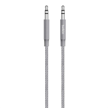 Image of Belkin AV10164BT04-GRY audio cable 1.2 m 3.5mm Grey