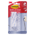 COMMAND CMD Cord Clip 17301CLR Pk4 Bx6