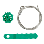 Brady 122252 cable lock Green 1.5 m