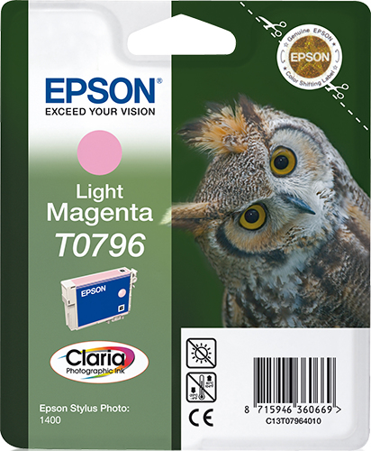 Epson T0796 Owl Light Magenta Ink Cartridge