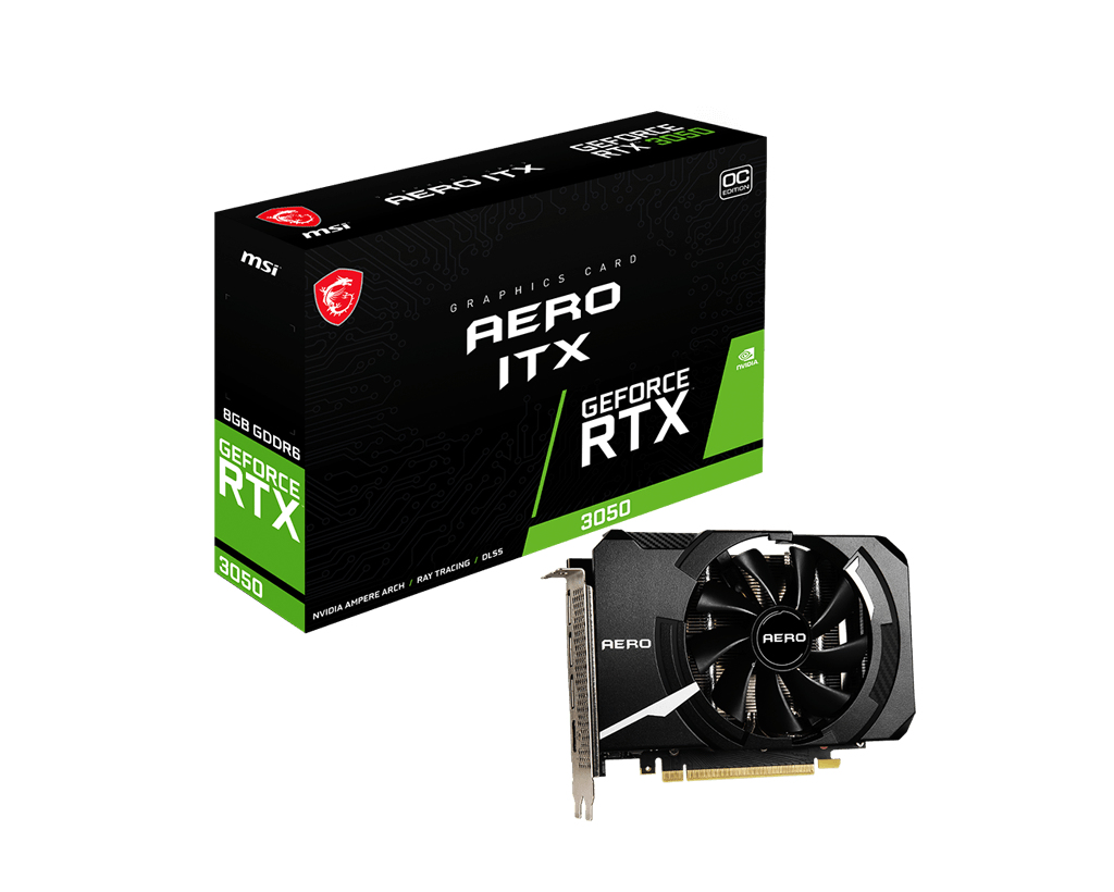 MSI GeForce GTX 1650 AERO ITX 4G OCV1 グラフィックスボード VD7301-