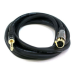 Monoprice 4770 audio cable 118.1" (3 m) 6.35mm TRS XLR (3-pin) Black