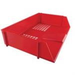 Q-CONNECT Q-CONNECT WIDE ENTRY LETTER TRAY RED