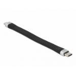 DeLOCK 86793 USB cable 0.135 m USB 2.0 USB C Micro-USB B Black, Silver