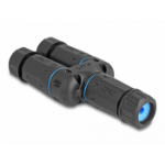 DeLOCK Cable Connector RJ45 jack to 2 x RJ45 jack Cat.6A waterproof