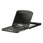 ATEN CL3100NX rack console 47 cm (18.5") 1366 x 768 Pixels Metaal, Kunststof Zwart 1U