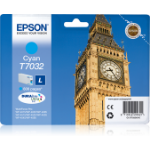 Epson C13T70324010/T7032 Ink cartridge cyan, 800 pages ISO/IEC 24711 9,6ml for Epson WP 4015/4025