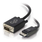 C2G 54332 video cable adapter 72" (1.83 m) DisplayPort VGA (D-Sub) Black