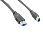 eNet Components USB3.0MAMB-6F USB cable 70.9" (1.8 m) USB 3.2 Gen 1 (3.1 Gen 1) USB A USB B Black