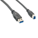 eNet Components USB3.0MAMB-15F USB cable 179.9" (4.57 m) USB 3.2 Gen 1 (3.1 Gen 1) USB A USB B Black