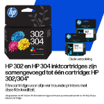 HP 302XL/304XL originele drie-kleuren inktcartridge
