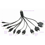 LMS 10-into-1 Multiple Charger & USB Sync Adapter Cable