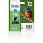 Epson C13T15924010/T1592 Ink cartridge cyan 17ml for Epson Stylus Photo R 2000