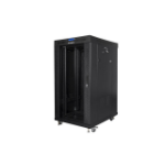 Lanberg FF01-6822-12BL rack 22U Vrijstaande rek Zwart