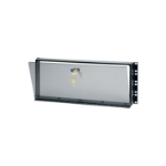 Middle Atlantic 4 RU Fixed Security Cover With Hinged Plexi Door