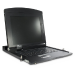 Inter-Tech AS-7100 ULS rack console 43,2 cm (17") 1920 x 1080 Pixels Staal Zwart 1U