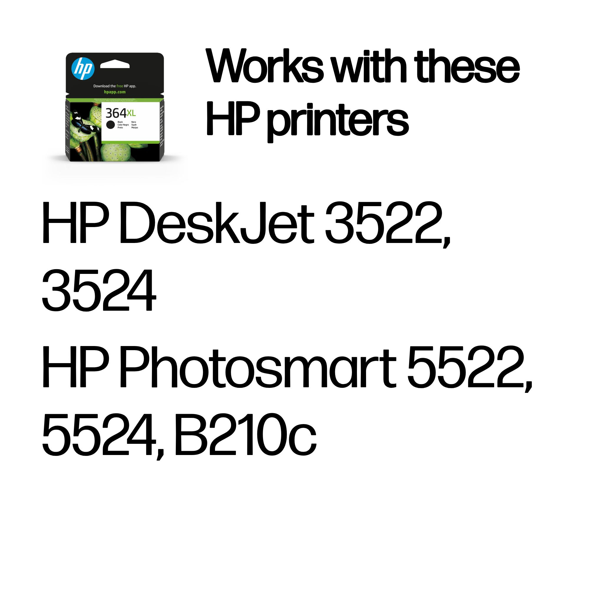 HP 364XL Original Ink Cartridge High Yield Black CN684EE