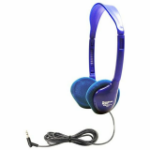 HamiltonBuhl KIDS ON-EAR STEREO HEADPHONE Headset Wired Head-band Education Blue