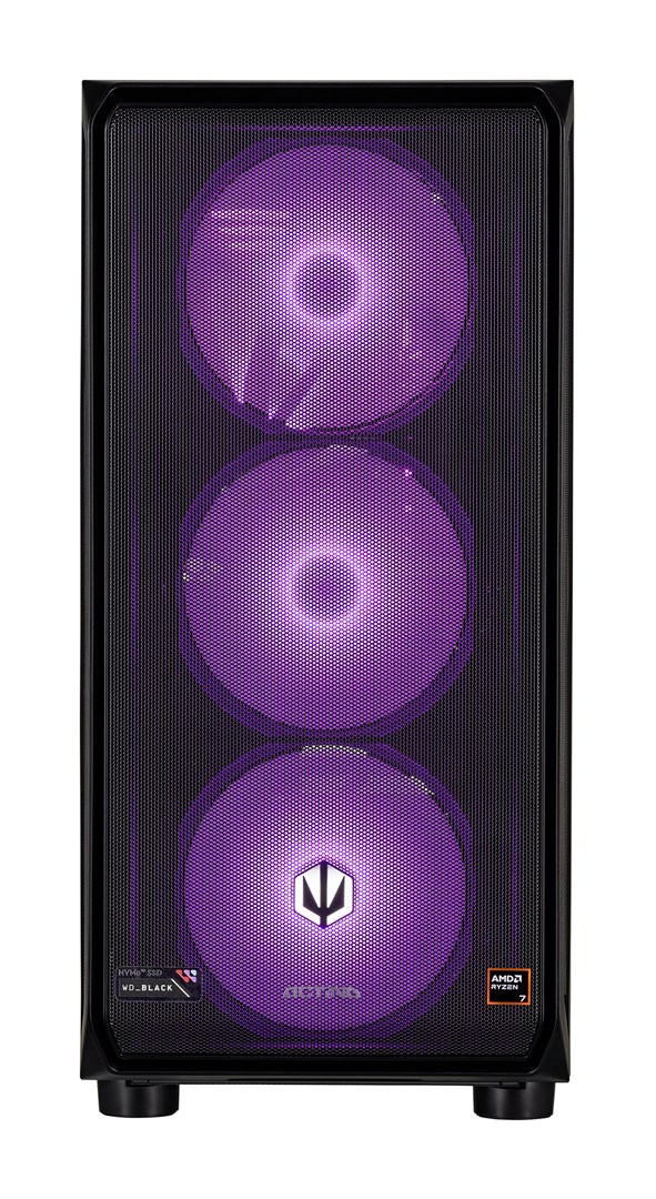 ACN Actina 5901443411970 PC AMD Ryzenâ„¢ 9 9900X 32 GB DDR5-SDRAM 2 TB SSD NVIDIA GeForce RTX 5090 Windows 11 Home Midi Tower Black
