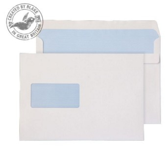 Photos - Envelope / Postcard Blake White Window Self Seal Wallet C5 162x229mm 90gsm  1708 (Pack 500)