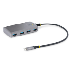 StarTech.com 5G4AB-USB-C-HUB interface hub USB 3.2 Gen 1 (3.1 Gen 1) Type-C 5000 Mbit/s Gray