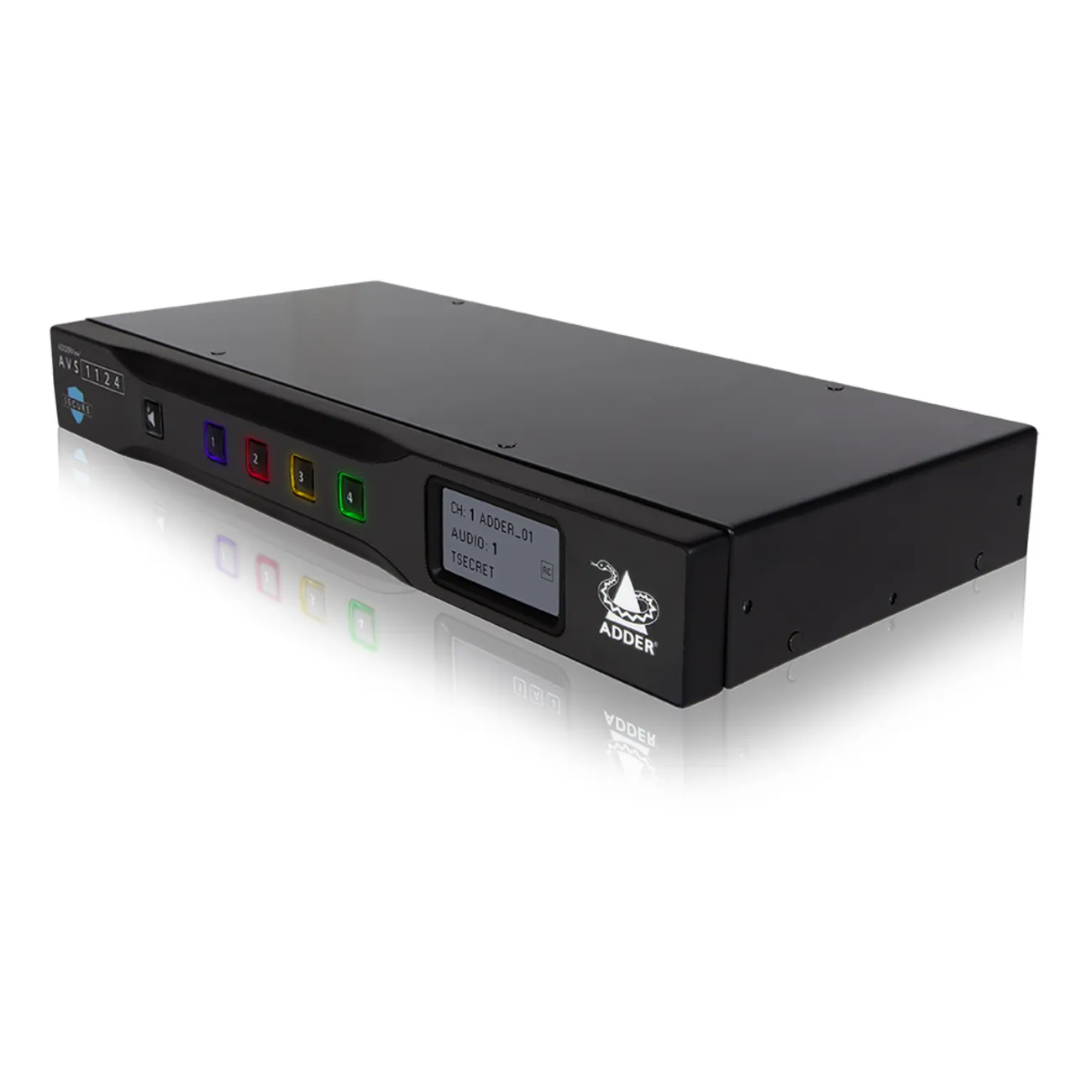 ADDER View Secure 4 port DVI to HDMI multi-viewer switch