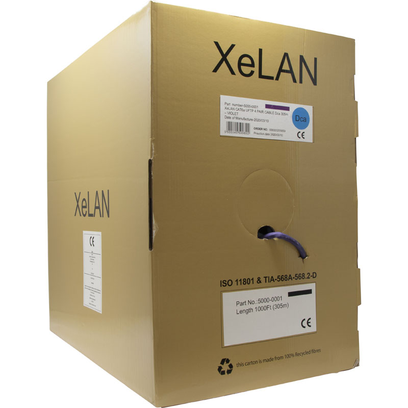 EXCEL XELAN CAT.6A U-FTP SOLID INSTALLATION CABLE - Dca 305M