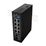 Lanberg ILFE-8P-1GE-1S-120 network switch Unmanaged Fast Ethernet (10/100) Power over Ethernet (PoE) 1U Black