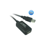 Microconnect USB 2.0 A-A 5m M-F USB cable USB A Black