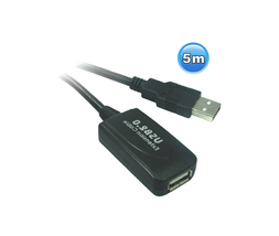 Image of Microconnect USB 2.0 A-A 5m M-F USB cable USB A Black