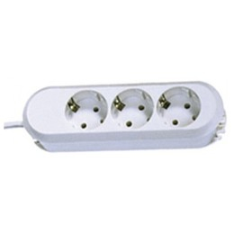 Image of Bachmann 387.270 power extension 1.5 m 3 AC outlet(s) White