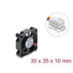 DeLOCK Axial Fan 5 V DC, 35 x 35 x 10 mm black