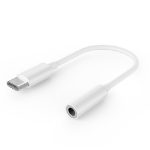 Gembird GMB Audio A-CM-3.5F-01 audio kabel 0,1 m 4-pins 3.5 mm USB Type-C Wit