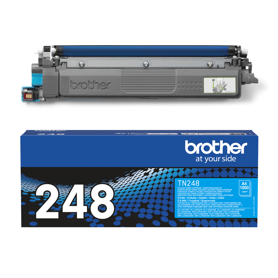 Brother TN-2C Toner-kit cyan, 1K pages ISO/IEC 19752 for Brother DCP-L 3500/HL-L 8200