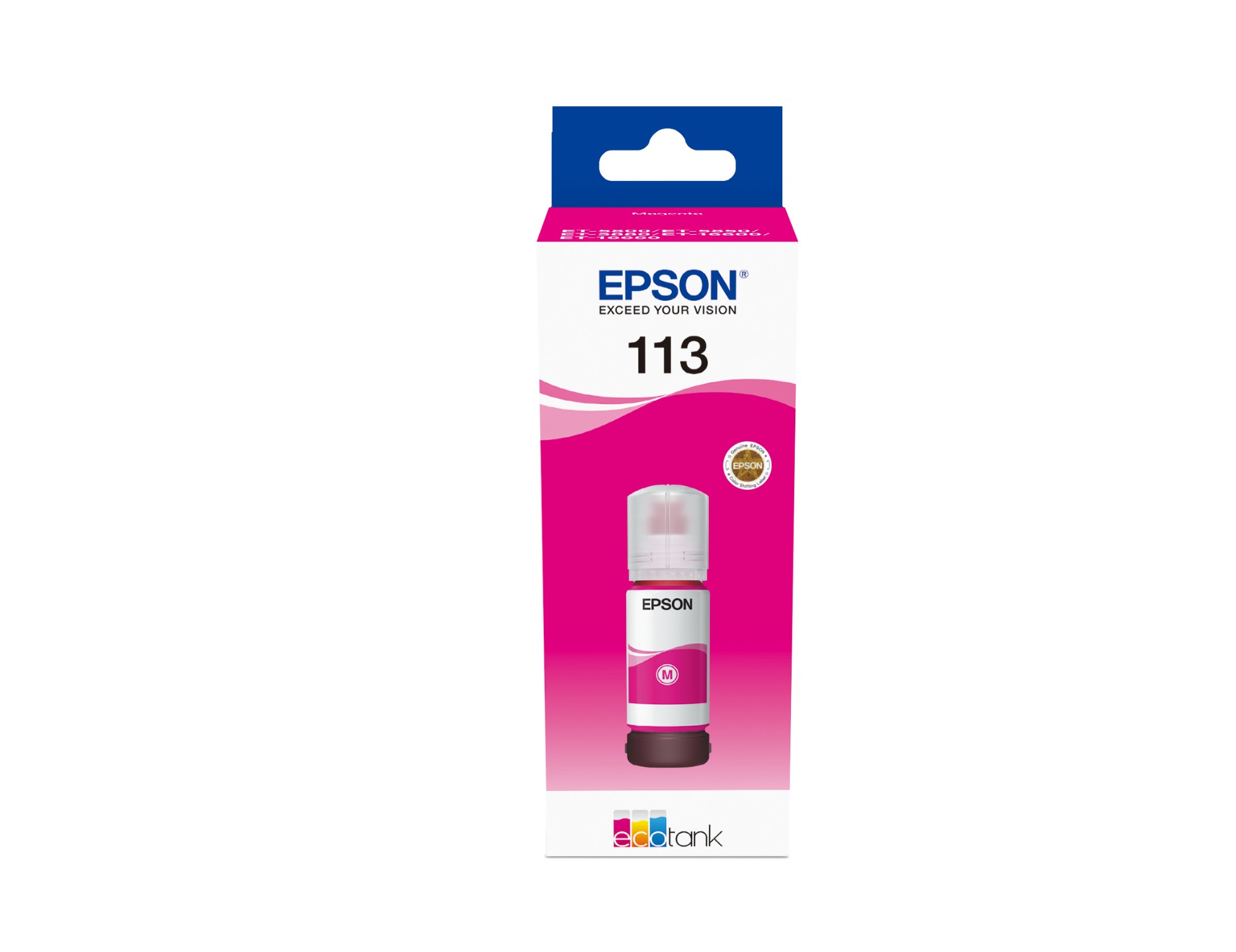 Epson C13T06B340 (113) Ink bottle magenta, 6K pages, 70ml