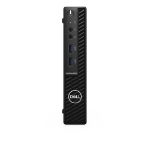 DELL OptiPlex 3080 Intel® Core™ i3 i3-10100T 4 GB DDR4-SDRAM 500 GB HDD Windows 10 Pro MFF Mini PC Black