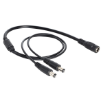 Wantec 5832 Kabel splitter/combiner Kabelsplitter Zwart