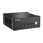 Shuttle Nano PC NA10H7, AMD Ryzen™ 7-8845HS APU, Radeon780M , 2xHDMI, 2xUSB-C 4.0(DP), 2x2.5Gbit LAN, 24/7 permanent operation, incl. VESA