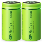 GP Batteries Rechargeable batteries 120300CHCB-C2 industrial rechargeable battery Nickel-Metal Hydride (NiMH) 3000 mAh 1.2 V