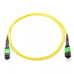 Axiom MPO Female to MPO Female Singlemode 9/125 Fiber Optic Cable - 1m InfiniBand/fibre optic cable 39.4" (1 m) MPO-12 OFNP Yellow