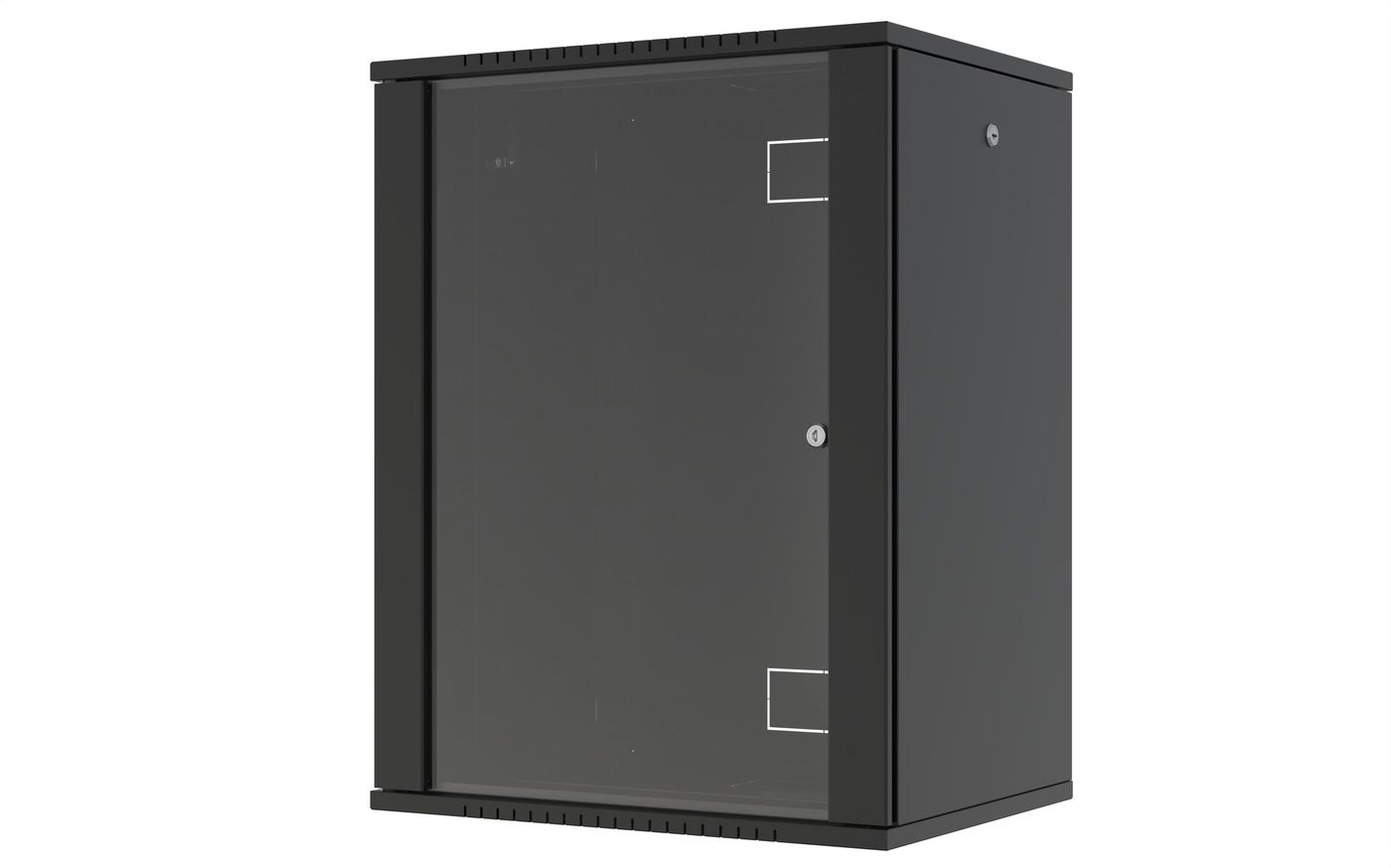 Lanview Black Rwf16u45bl Rack Cabinet 16U Wall Mounted Rack