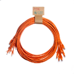 Cablenet 0.3m Cat6 RJ45 Orange U/UTP LSOH 24AWG Snagless Booted Patch Lead (PK10)