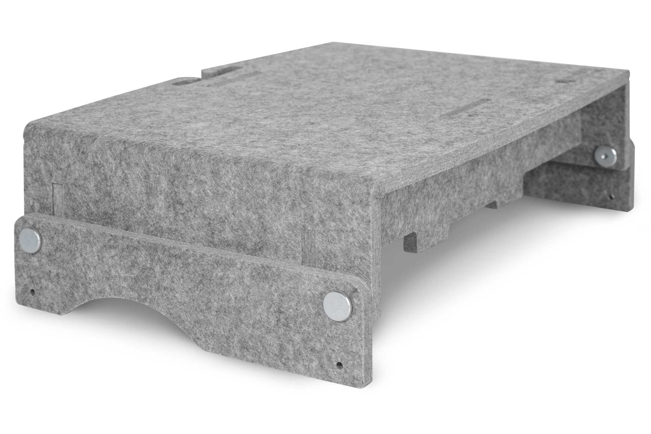 Image of BakkerElkhuizen Q-riser 110 Circular 76.2 cm (30") Grey Desk