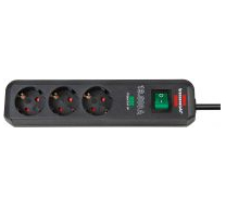 Image of Brennenstuhl 1158810315 power extension 1.5 m 3 AC outlet(s)...