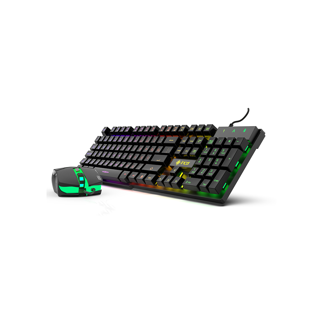Inca IKG-448 keyboard Mouse included Gaming USB Black