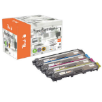 Peach PT852 tonercartridge 4 stuk(s) Compatibel Zwart, Cyaan, Magenta, Geel