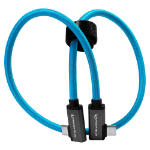 Kondor Blue KB-USBC31-RA-18 USB cable USB 3.2 Gen 2 (3.1 Gen 2) 0.56 m USB C Blue, Black