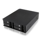 ICY BOX IB-2240SSK 13.3 cm (5.25") Storage drive tray Black