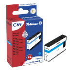 Pelikan 319575/C69 Ink cartridge cyan, 1.44K pages 17ml (replaces Canon PGI-1500XLC) for Canon MB 2050